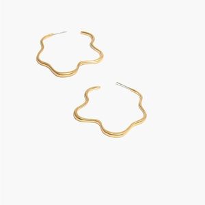 Madewell Wave Hoop Earrings